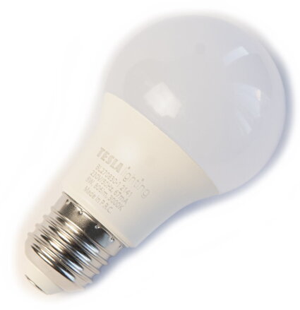 Tesla LED žárovka BULB/E27/8W/230V/806lm/25 000h/3000K teplá bílá/220st