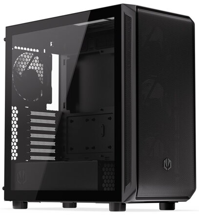 Endorfy skříň Arx Air / ATX / 5x 140 fan (prostor až pro 8 fans) / 2x USB / USB-C / mesh panel / tvrzené sklo / černá