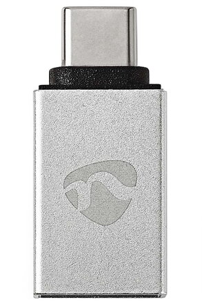 NEDIS PROFIGOLD USB-C/USB 3.2 Gen 1 adaptér/ USB-C zástrčka - USB-A zásuvka/ hliník/ stříbrný/ BOX