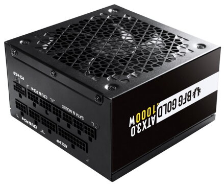 BitFenix zdroj BFG Gold / ATX3.0 / 1000W / 135mm fan / 80 Plus Gold / active PFC /  modulární