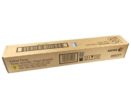 Xerox originální toner 006R01518, yellow, 15000str., Xerox WorkCentre 7525, 7530, O