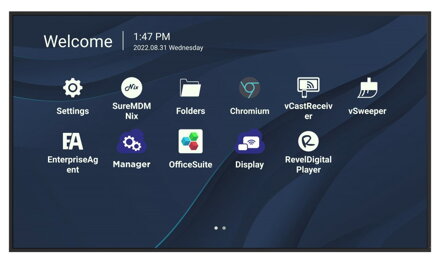 ViewSonic Flat Display CDE8630/86"/24-7 LCD/3840x2160/8ms/450cd/HDMI x 3/USB A x 2/USB-C/RJ45/RS232/repro/Android