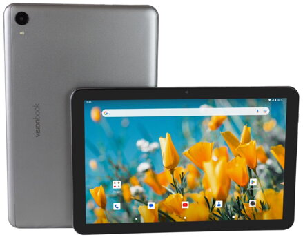 UMAX tablet PC VisionBook 10T LTE/ 10,1" IPS/ 1920x1200/ T610/ 4GB/ 64GB Flash/ USB-C/ slot SD/ Android 12/ šedý