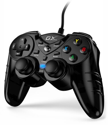 GENIUS gamepad GX-17UV/ drátový/ USB/ vibrační/ pro PC a PS3