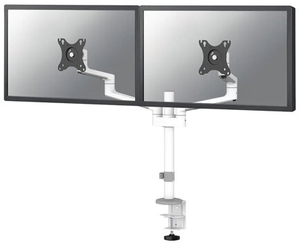 Neomounts DS60-425WH2 /Držák displeje/na stůl/17-27"/svorka+průchodka/3čepy/VESA 100X100/nosn.2x8kg/2 displeje/bílý Neomounts DS60-425WH2 /Držák displeje/na stůl/17-27"/svorka+průchodka/3čepy/VESA 100X100/nosn.2x8kg/2 displeje/bílý