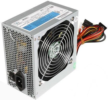 EUROCASE zdroj 400W/ ATX-400WA-12/ 12cm fan/ PFC ATX 20/24pin/ 3x SATA / 80+