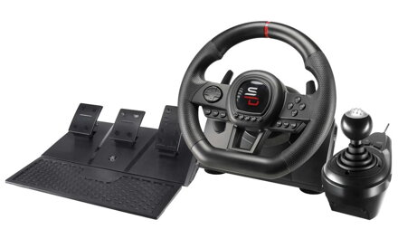 SUPERDRIVE Sada volantu, pedálů a řadící páky GS650-X/ PS4/ Xbox One/ Xbox Series X/S