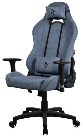 AROZZI herní židle TORRETTA Soft Fabric v2/ látkový povrch/ modrá