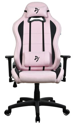 AROZZI herní židle TORRETTA SuperSoft/ látkový povrch/ růžová