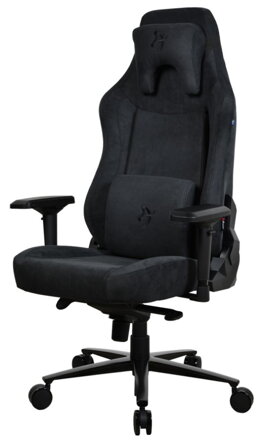 AROZZI herní židle VERNAZZA XL Supersoft Pure Black/ látkový povrch/ černá