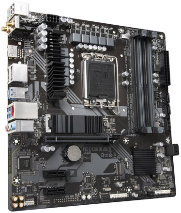 OPRAVENÉ - GIGABYTE B760M DS3H AX DDR4 / Intel B760 / LGA1700 / 4x DDR4  / 2x M.2 / DP / HDMI / USB-C / WiFi / mATX