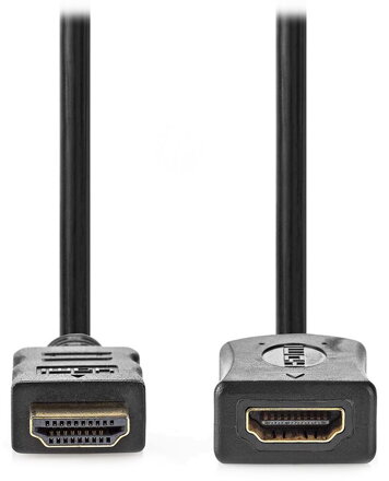 NEDIS High Speed prodlužovací HDMI kabel s ethernetem/ konektory HDMI - HDMI/ 4K/ černý/ 5m