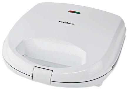 NEDIS toustovač/ spotřeba 700 W/ velikost desky 20,5 x 12 cm/ plast/ bílý