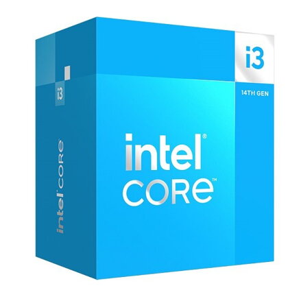 INTEL Core i3-14100 / Raptor Lake R / LGA1700 / max. 4,7GHz / 4P+0E/8T / 12MB / 60W TDP / VGA / BOX