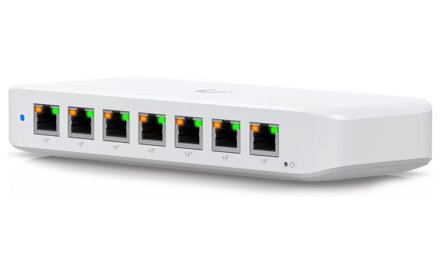 Ubiquiti UniFi Switch Ultra 60W - 8x GbE, 1x PoE++ vstup, 7x PoE+ výstup (PoE budget 52W)