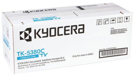 Kyocera toner TK-5380C cyan na 10 000 A4 stran, pro PA4000cx, MA4000cix/cifx