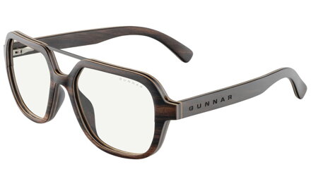 GUNNAR kancelářske/herní brýle HUMBOLDT EBONY * čírá PRO skla * BLF20 * GUNNAR focus