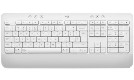 Logitech klávesnice Signature K650/ bezdrátová/ Bluetooth/ CZ/SK layout/ bílá