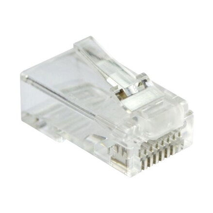 XtendLan Konektor RJ45 CAT5e, UTP, EZ type, drát, balení 100ks