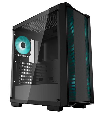 DEEPCOOL skříň CC560 / ATX / 4x120 mm fan / USB 3.0 / USB 2.0 / černá