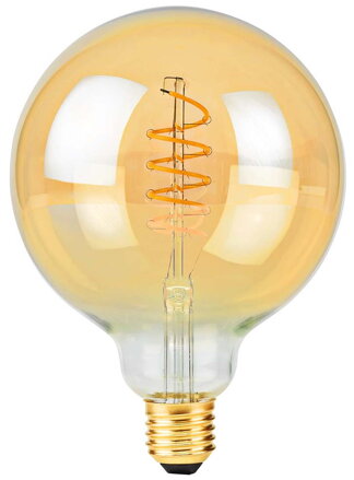 NEDIS LED žárovka E27/ G95/ 3,8 W/ 220 V/ 250 lm/ 2100 K/ stmívatelná/ extra teplá bílá/ retro styl