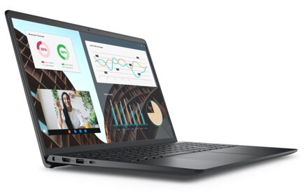 DELL Vostro 15 (3530)/ i3-1305U/ 8GB/ 256GB SSD/ 15.6" FHD/ Intel UHD/ FPR/podsv.kl./ W11H/černá/ 3Y Pro on-site