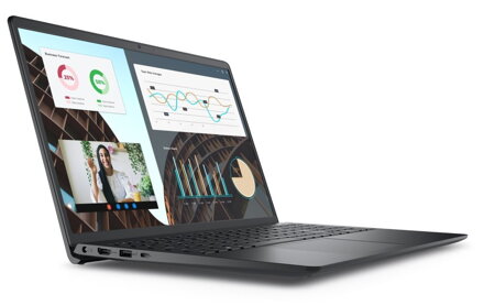 DELL Vostro 15 (3530)/ i3-1305U/ 8GB/ 256GB SSD/ 15.6" FHD/ Intel UHD/ FPR/ podsv.kl./ W11Pro/ černá/ 3Y Pro on-site