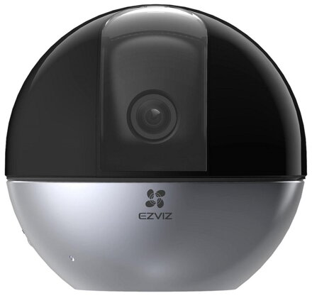 EZVIZ IP kamera E6 3K (Home Kit)/ vnitřní/ Wi-Fi/ 5Mpix/ objektiv 4mm/ H.265/ IR přísvit až 10m/ černo-šedá
