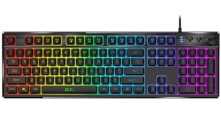 GENIUS GX GAMING Scorpion K7 Plus/ drátová/ Copilot/ RGB podsvícení/ USB/ černá/ CZ+SK layout