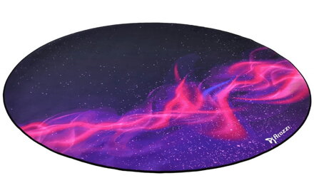 AROZZI Zona Floorpad Galaxy/ ochranná podložka na podlahu/ kulatá 121 cm průměr/ design galaxie