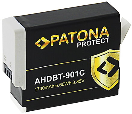 PATONA baterie pro digitální kameru GoPro Hero 9/Hero 10/Hero 11/Hero 12 1730mAh Li-Ion Protect