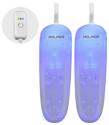 POŠKOZENÝ OBAL - HELMER vysoušeč a sterilizátor obuvi UV 01/ pro všechny druhy obuvi/ časovač/ vysoušení 4-5 hodin/ 15 W/ 230 ...