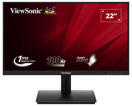 ViewSonic VA220-H / 22"/ VA/ 16:9/ 1920x1080/ 1ms/ 100Hz/ 250cd/m2/ HDMI/ VGA