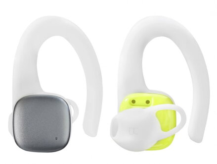 HAMA Bluetooth sluchátka Spirit Athletics s klipem, pecky, nabíjecí pouzdro, bílé