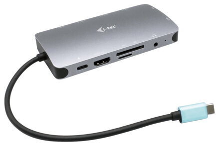 POUŽITÉ - i-tec dokovací stanice USB-C/ HDMI/ VGA/ 3x USB 3.0/ USB-C/ Thunderbolt 3/ LAN/ Power Delivery 100W