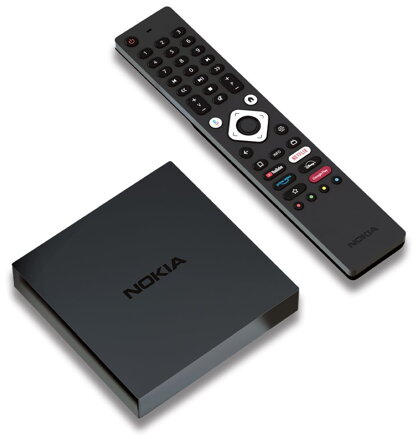 OPRAVENÉ - NOKIA android box 8010/ 4K Ultra HD/ NETFLIX/ 02 TV/ HDMI/ USB 3.0/ USB-C/ USB 2.0/ BT/ Wi-Fi/ LAN/ Android T...