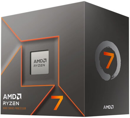 AMD Ryzen 7 8700F / LGA AM5 / max. 5,0GHz / 8C/16T / 24MB / 65W TDP / bez VGA / BOX vč. chladiče Wraith Stealth