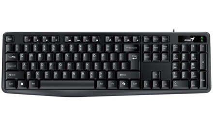 GENIUS KB-117/ Drátová/ Copilot/ USB/ černá/ CZ+SK layout