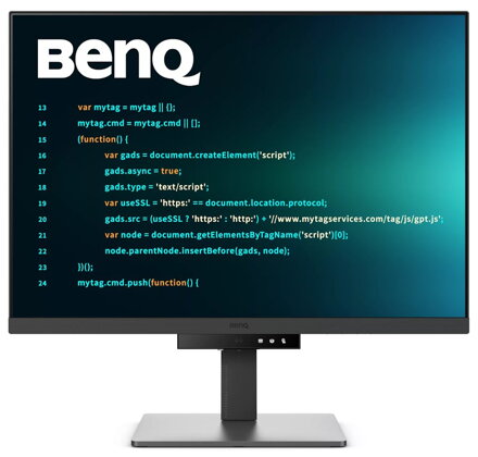 BENQ 28" IPS LED RD280U/ 3840x2560 / 1200:1/ 5ms/ 350 cdm/ HDMI/ DP/USB-C/Daisy chain/výškově nast./ černý