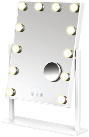 IMMAX LED stolní kosmetické zrcadlo MUST HAVE s magnetickým zvětšovacím zrcátkem 12W, CCT