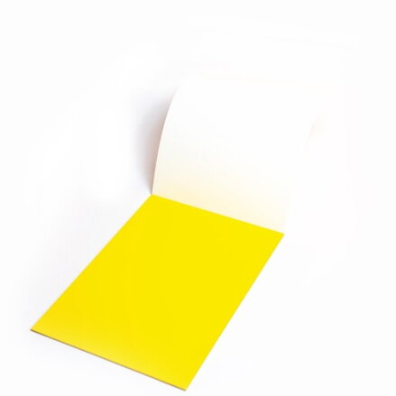 SYMBIO popisovatelné fólie elektrostatické Symbioflipcharts/ 500x700 mm/ žluté/ 25 pack