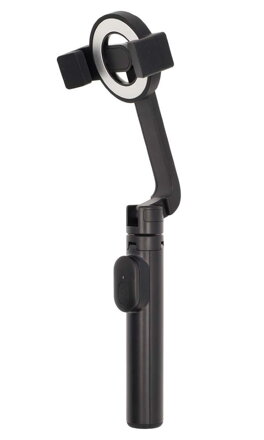 NEDIS selfie tyč/ Bluetooth 5.0/ max 7 "/ složení 17cm/ rozložení 71cm/ hmotnost 1kg/ napájení z baterie/ černá