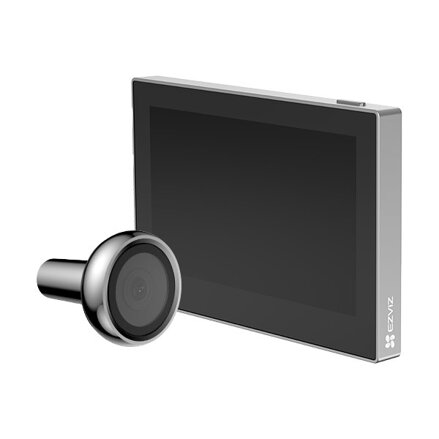 EZVIZ chytré dveřní kukátko HP2/ Wi-Fi/ 2K/ 4,3" monitor/ napájení ze sítě a baterie/ černé