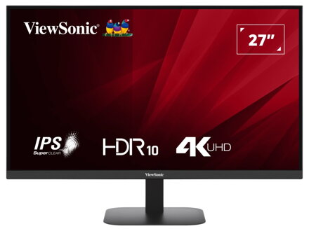 ViewSonic VA2708-4K-HD / 27"/ IPS/ 16:9/ 3840x 2160/ 5 ms/ 60Hz/ 250cd/m2/ HDMI / DP / VESA