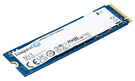 KINGSTON NV3 SSD 2TB / NVMe M.2 PCIe Gen4 / Interní / M.2 2280 KINGSTON NV3 SSD 2TB / NVMe M.2 PCIe Gen4 / Interní / M.2 2280