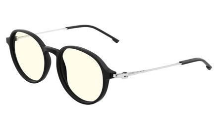 GUNNAR kancelářske/herní brýle LOOP ONYX/MERCURY  * čirá  skla  * BLF 35 *GUNNAR focus