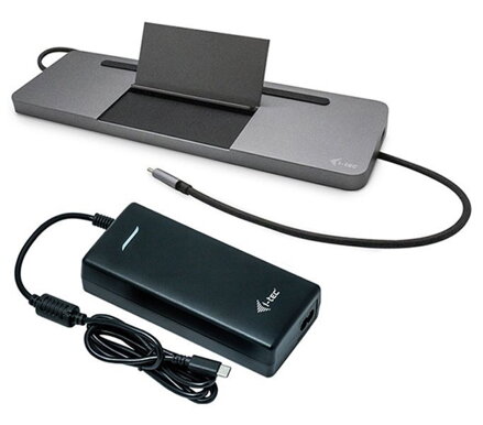 OPRAVENÉ - i-tec dokovací stanice USB-C/ 4K Triple Display/ DP/ HDMI/ VGA/ 2x USB 3.0/ 2x USB 2.0/ LAN/ PD 85W + nabíječ...