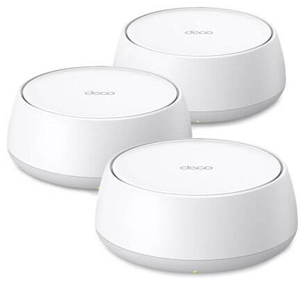 TP-Link Deco BE25 Mesh systém BE3600, WiFi 7, 688MBps na 2,4GHz, 2880Mbps na 5GHz, 2x 2,5GLAN, 3ks v balení