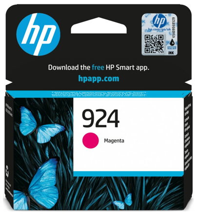 HP inkoustová kazeta 4K0U4NE, HP 924, purpurová, 400 stran