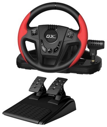 POŠKOZENÝ OBAL - GENIUS GX Gaming volant SpeedMaster/ drátový/ USB/ vibrační/ pedály/ pro PC,PS